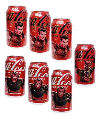 Refresco Coca-cola En Lata 355 Ml Edición Limitada Marvel 