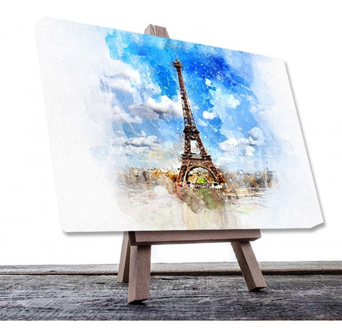 Cuadro Decorativo Canvas Torre Eiffel Artístico