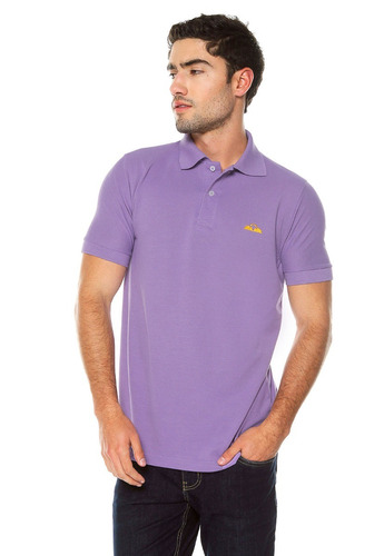 Camiseta Polo Polovers Hombre Lila 100% Colombiano S - Xxl