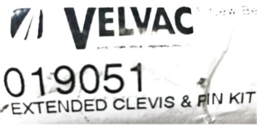 Velvac Extended Clevis And Pin Kit 019051 Nos Qjj