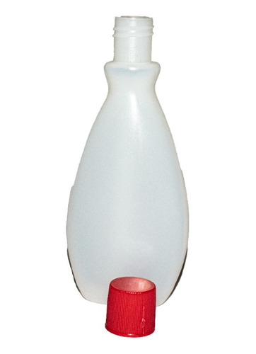 100 Envase Botella 100 Ml Plastico Oval Diamante Tapa Retapa