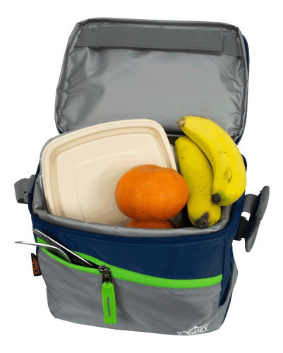 Imagen 5 de 8 de Lonchera Bolso Térmico Porta Comida Ajustable 4 Lt Ecology