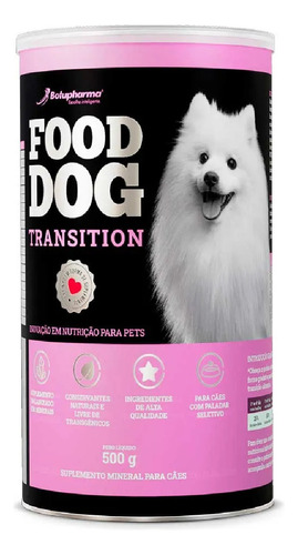 Food Dog Transition 500g - Nova Embalagem Minerais