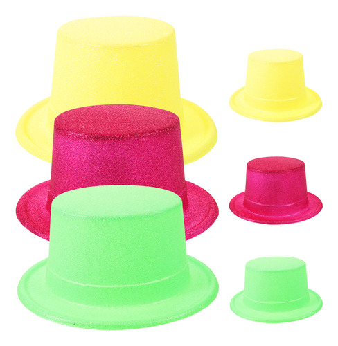 Sombrero Fedora Para Fiesta, 6 Unidades