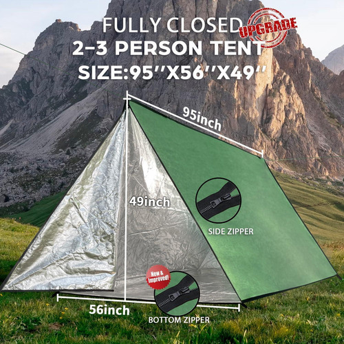 Wild Must:lyn Carpa De Refugio De Emergencia De Supervivenci