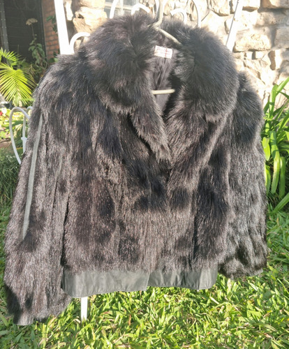 Campera Cuero Y Piel,  Impecable, Deseable,  ¡única! Simil 