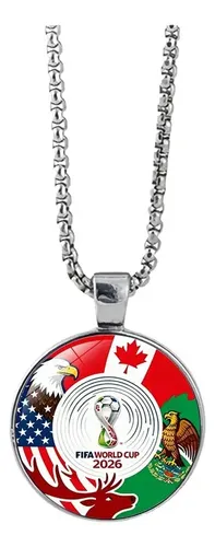 2026 World Cup Pendant Necklace Accessories Football Fans