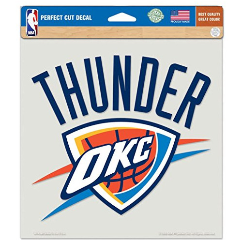 Calcomanía Color De Thunder De Oklahoma City De Nba, 8...