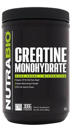 Creatina  Nutrabio 300grs + Envio+regalo  !!