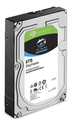 Imagen 3 de 3 de Disco duro interno Seagate SkyHawk ST8000VX0022 8TB