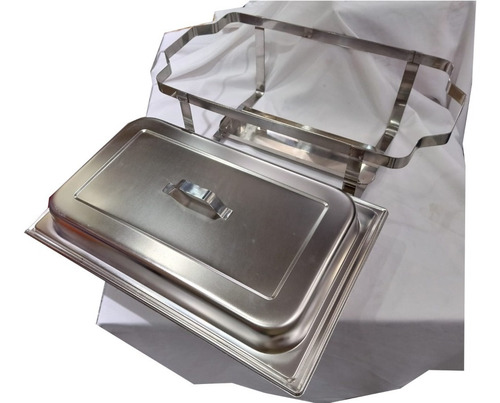 Chafing Acero Inoxidable Rectangular Bandeja Simple 9 L