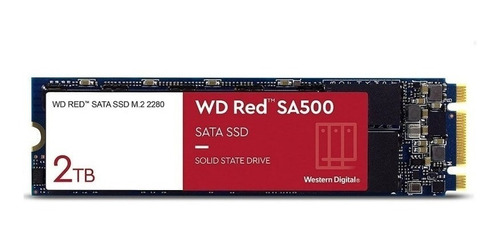 Disco sólido SSD interno Western Digital WD Red SA500 WDS200T1R0B 2TB
