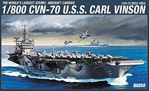 Avión A Escala Academy 14209 Cvn-70 U.s.s.carl Vinson 1/800