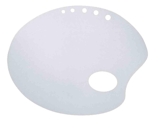 Paleta De Mdf Oval Luarte 20x25cm