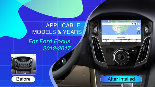 Radio Estereo Vehiculo Android 10 Para Ford Focus 2012