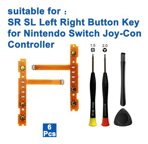 Pack De Reemplazo De Botones Joycon Para Nintendo Switch