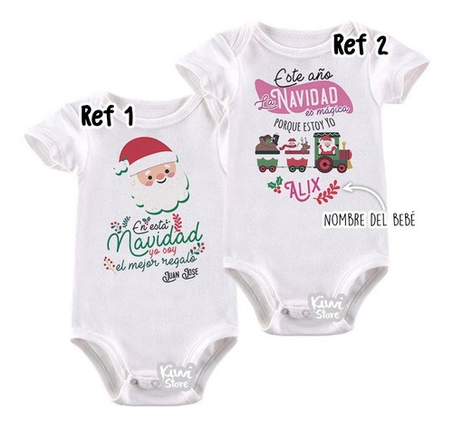 Mameluco Primer Navidad Personalizado Con Nombre 