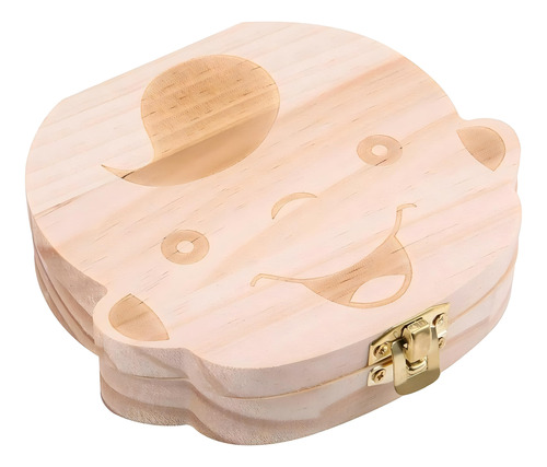 Caja De Madera Para Guardar Los Dientes De Los Niños (niñ.