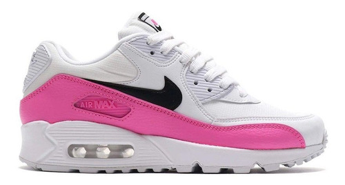 Tenis Nike Air Max 90 Se Blanco C/ Rosa Paloma Negra | Mercado Libre