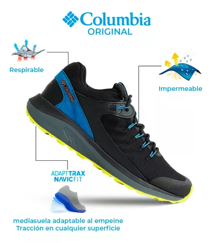 Zapatillas Columbia Trailstorm Impermeables Trekking Hombre