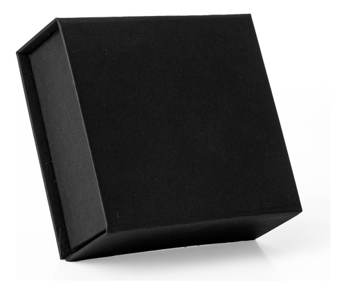 Caja Rígida Con Imán 10 X 10 X 4 Cm Para Regalo O Joyería Negro