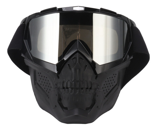 Máscara Skull Goggles, Esponja De Policarbonato, Desmontable