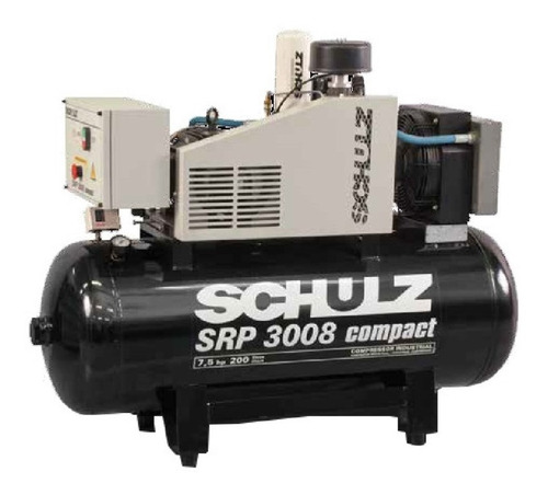 Compresor A Tornillo 7,5 Hp Schulz Srp3008/200 Compact