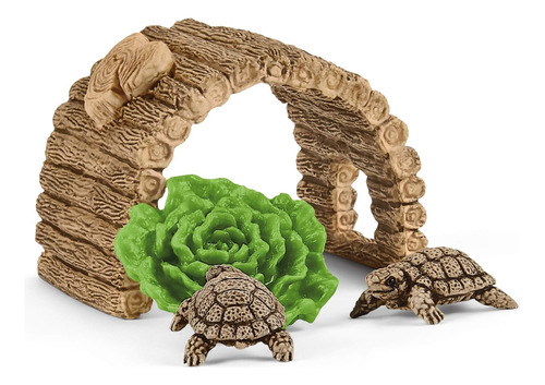 Schleich Wild Life Figura Juguete Tortuga 6 Piezas Con Crías