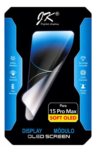 Tela Display Premium Frontal Iphone 15 Pro Max Soft Oled