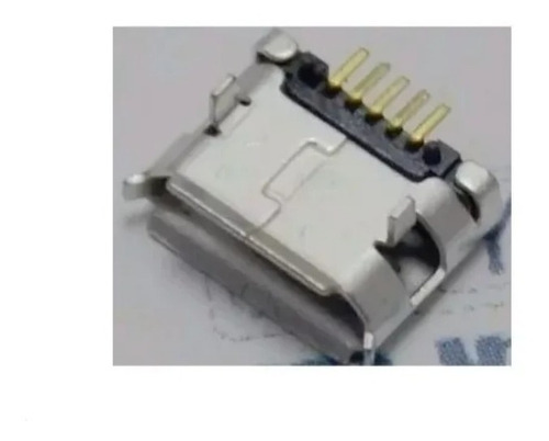 Imagem 3 de 5 de Conector Carga Micro Usb V8-5 Pinos / Cel. Tabl /26 - 15 Un.