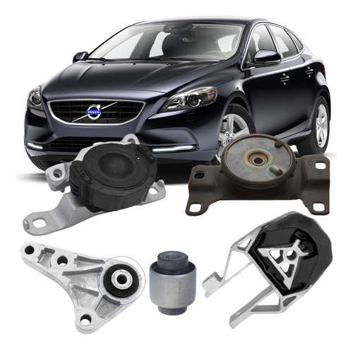Kit Calço Coxim Motor Cambio Volvo V40 2013 2014 2015 2016