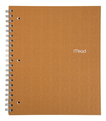 Mead - Cuaderno Espiral, 1 Asignatura, Papel Con Reglas, 80