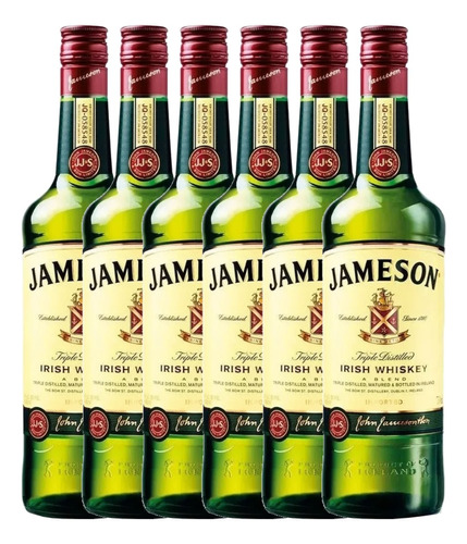 Whiskey Jameson Irlandés 700ml X6 - Gobar®