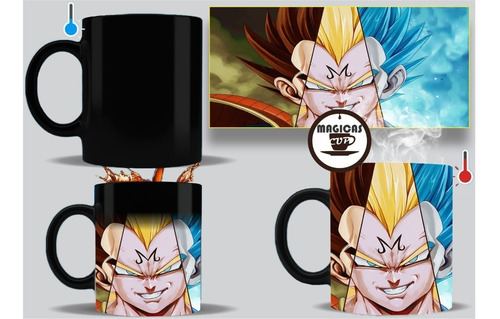 Imagen 3 de 4 de Taza Mágica Vegeta Dragon Ball Super