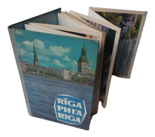 Libro De 30 Postales De La Época Soviética / Riga