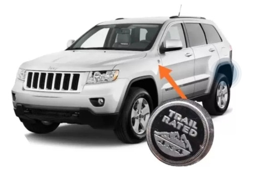 Emblema Trail Rated 4×4 Jeep Grand Cherokee 4g 2011