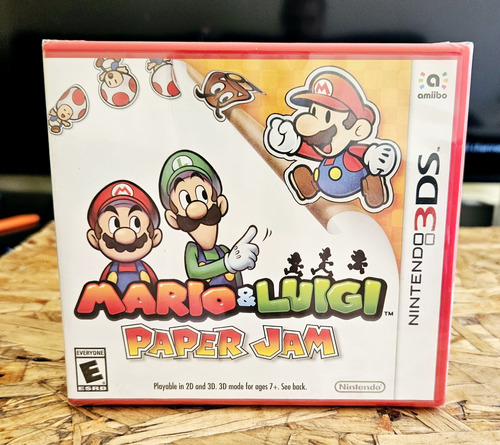 Mario & Luigi Paper Jam 3ds Nuevo/sellado