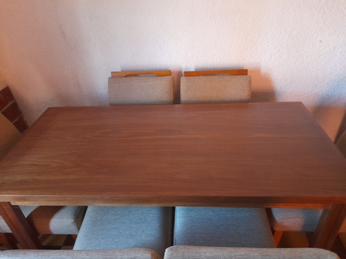 Juego Comedor Madera Maciza Como Nuevo 