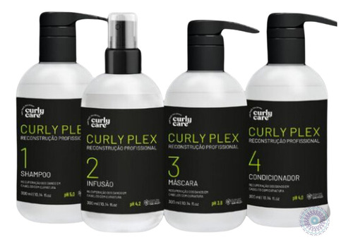 Kit Lançamento Curly Care Plex Reconstrução (4 Produtos) 