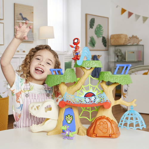 Set Dino-árbol Arácnido Spidey Y Sus Sorprendentes Amigos