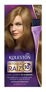 Kit Tinte Wella Professionals Koleston Retoque de raíz 10 tono 73 rubio avellana