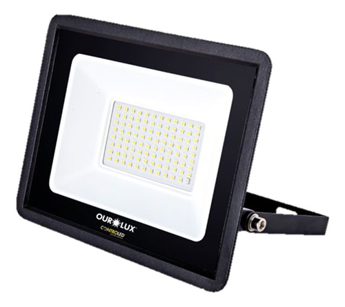 Refletor Sensor De Presença 100w Luz Branca 6500k Ip65