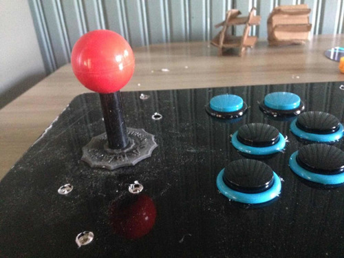 Fliperama Portátil Controle Arcade P/2 Joga-pc Ps3 Projetor