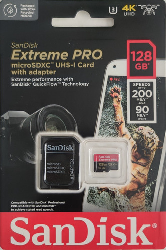 Sandisk Extreme Pro 128gb Original 