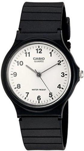 Reloj Casio Para Mujer Mq24-7b Tablero Color Blanco Pulso