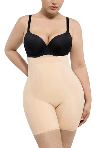 Short Reductor Modelador Invisible Magico Levanta GlĂșteos Beige Xxl