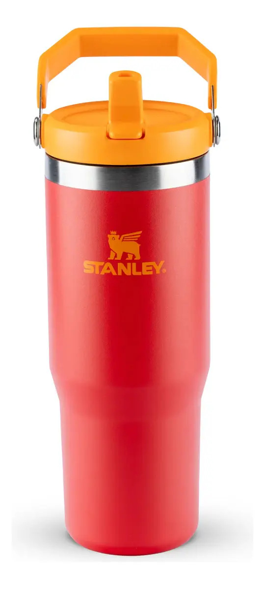 Garrafa Térmica Stanley Classic Flip Straw Tumbler 887 Ml Cor Chili
