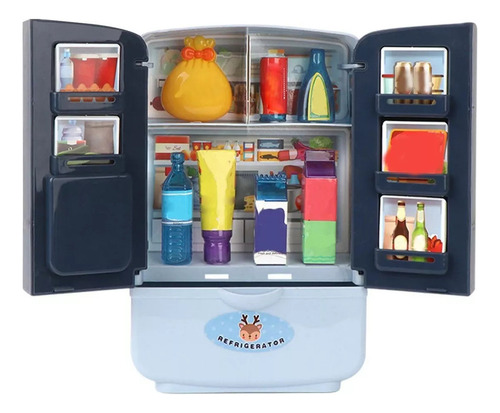 R Nevera De Juguete Para Niños, Mini Juego De Cocina.ab