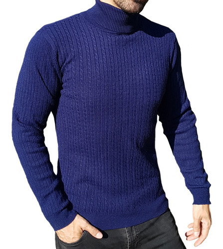 Beatle / Sweater / Chaleco / Cuello Tortuga Hombre Fashion 