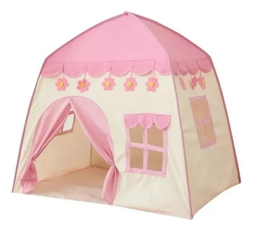 Casita De Campaña Para Niña/niño Color Rosa